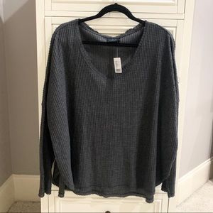 Urban Outfitters Grey Long Sleeved Shirt